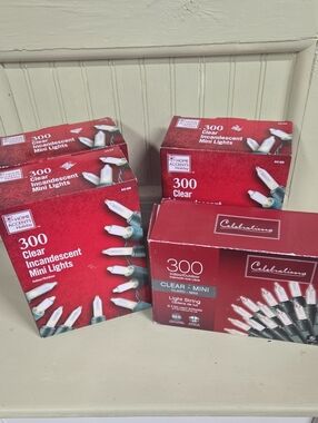 Home Accents Holiday 300 Clear Incandescent Mini Lights